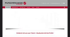 Desktop Screenshot of musikstudio-greiner.de